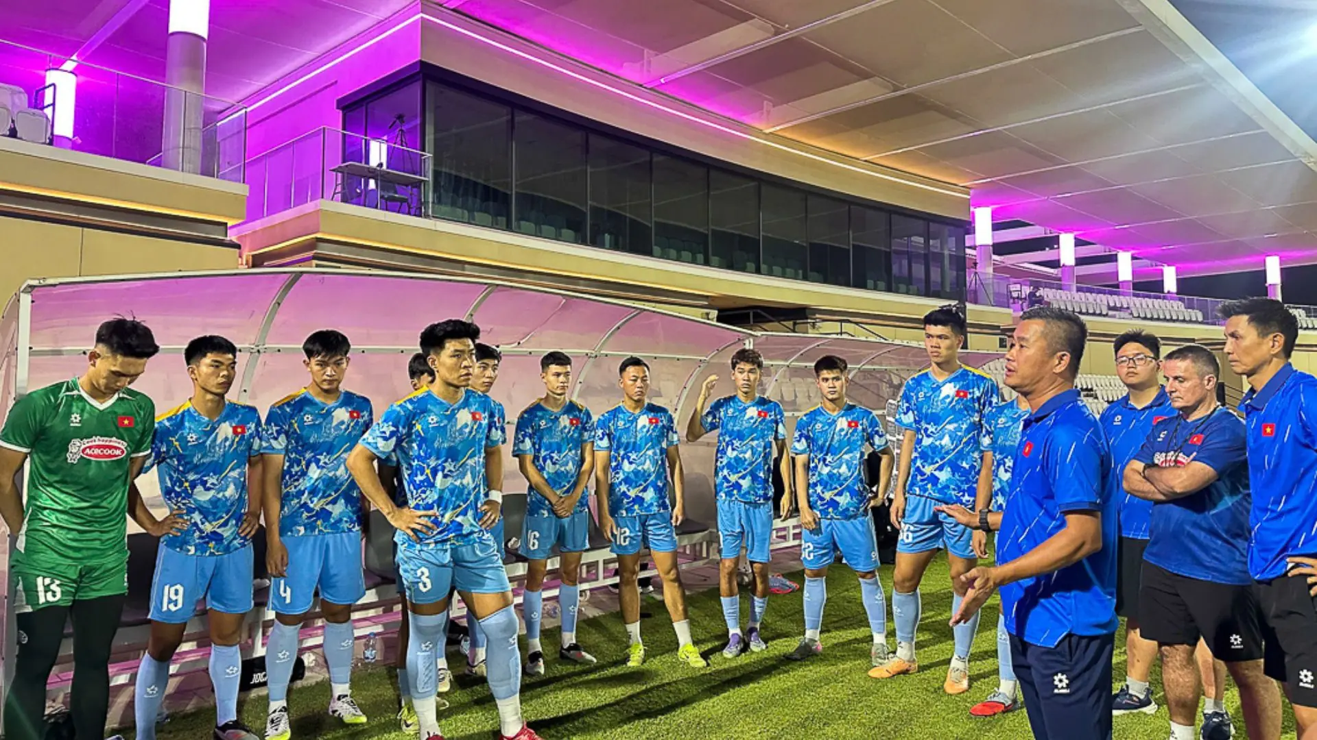 U23 Việt Nam thua sát nút U23 Qatar tại UAE giao hữu